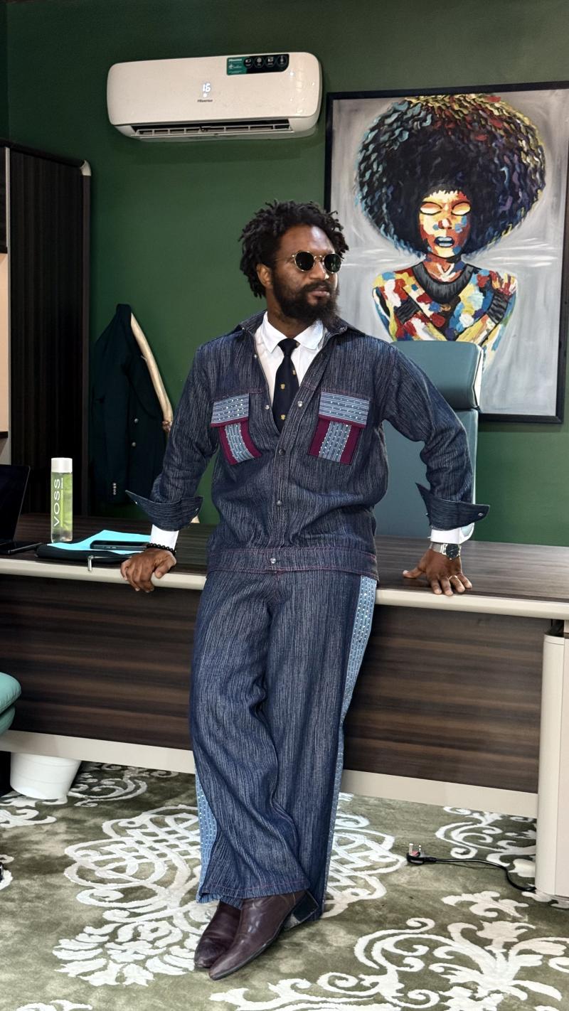 Bespoke Bedazzled 2-piece Denim Set